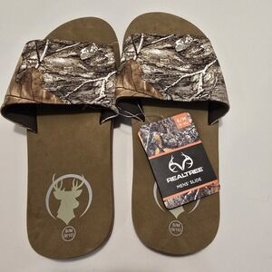Realtree Slide Sandals Men's S/M 9-10 Slip Ons‎ Camouflage